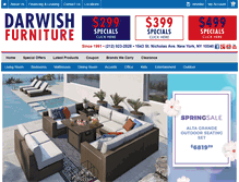 Tablet Screenshot of darwishfurniture.com